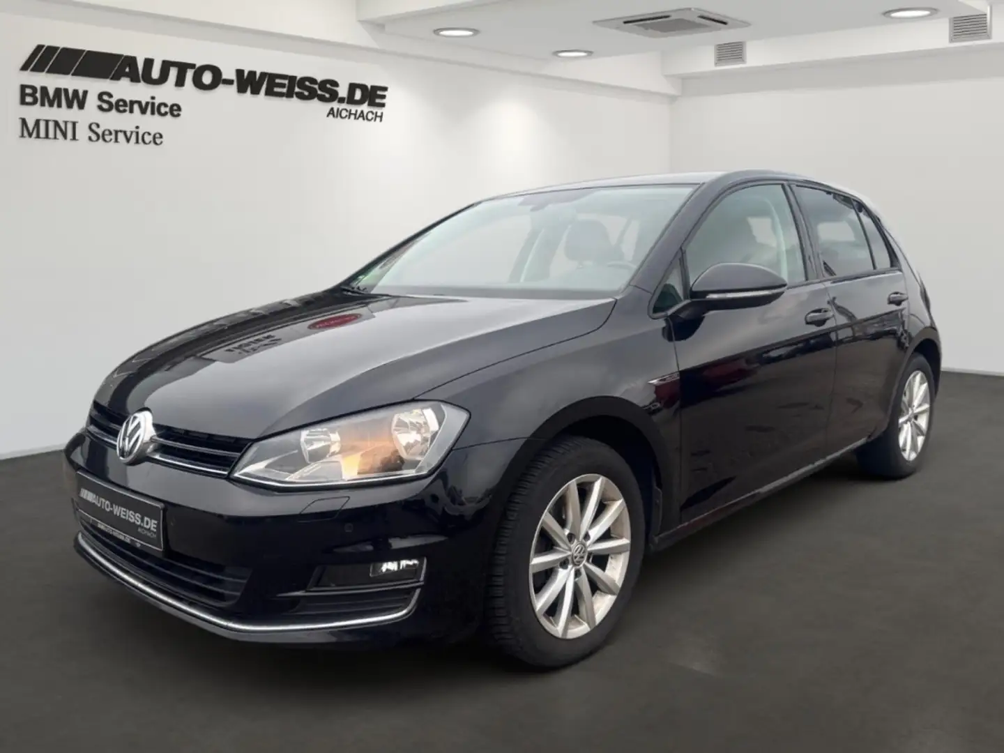 Volkswagen Golf VII Lounge BMT 1.6 TDI +PDC+SHZ+MFL+ALU+ Zwart - 1