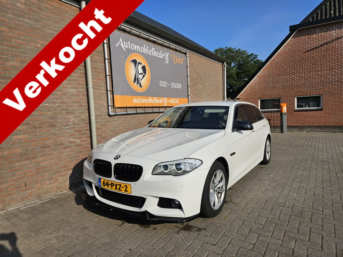 BMW 523 5-serie Touring 523i High Executive Blanco - 1