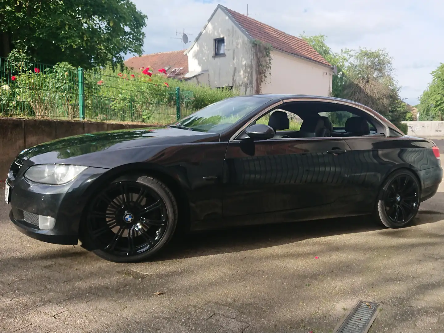 BMW 325 325d DPF Cabrio Noir - 1