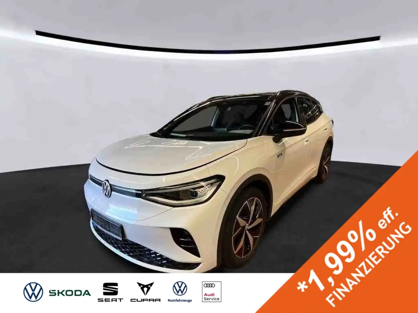 Volkswagen ID.4 GTX 4x4 82 kWh +AHK +IQ.LIGHT +PANO +RKAM +ACC +A Weiß - 1