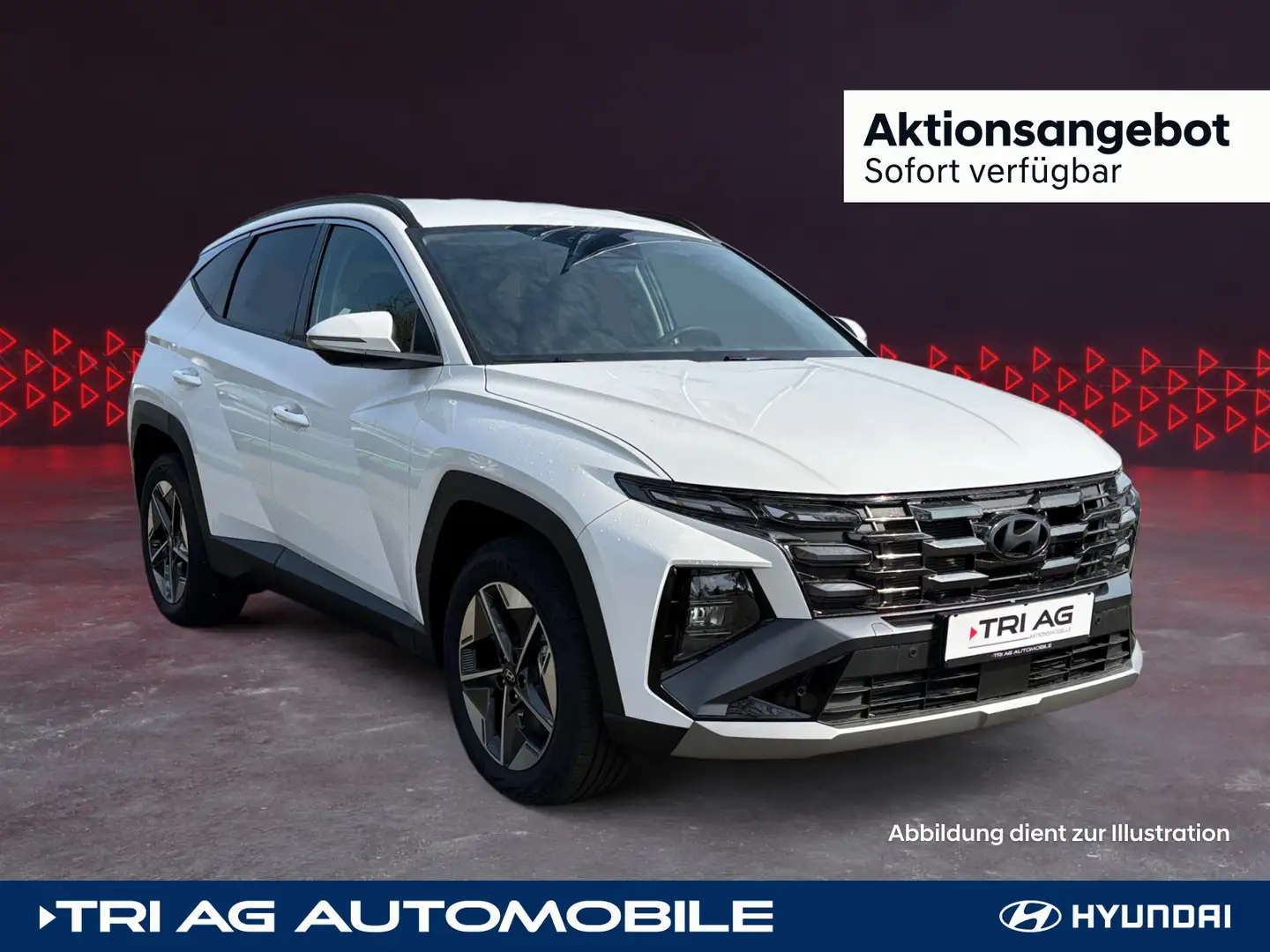 Hyundai TUCSON Trend HEV Automatik (MY25) Einparkhilfe v Blanc - 1