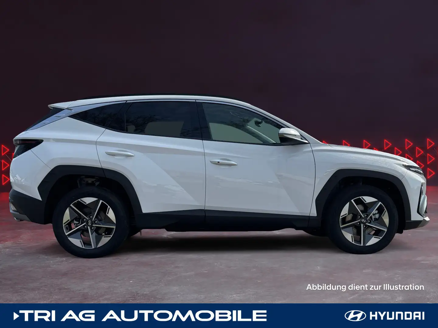 Hyundai TUCSON Trend HEV Automatik (MY25) Einparkhilfe v Blanc - 2