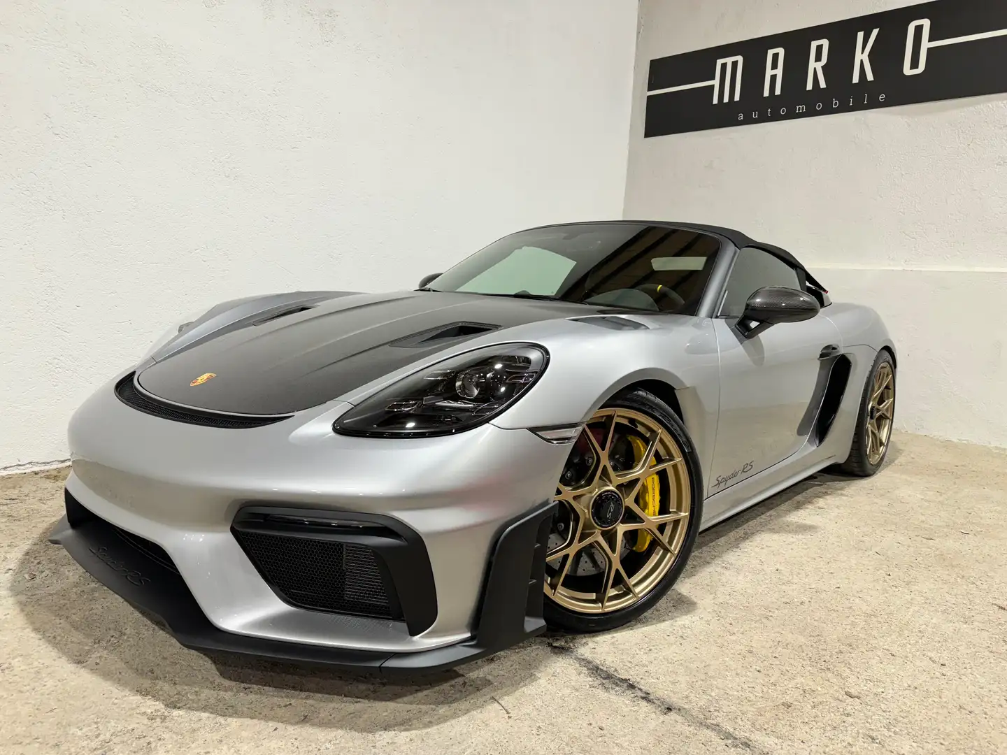 Porsche Boxster 718 Spyder RS PDK Silber - 1