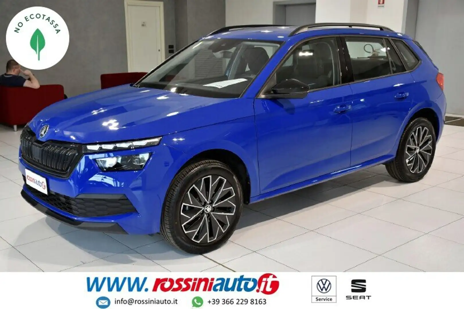 Skoda Kamiq 1.0 TSI 110 CV DSG STYLE + BLACK DESIGN PACK + R17 Blu/Azzurro - 1