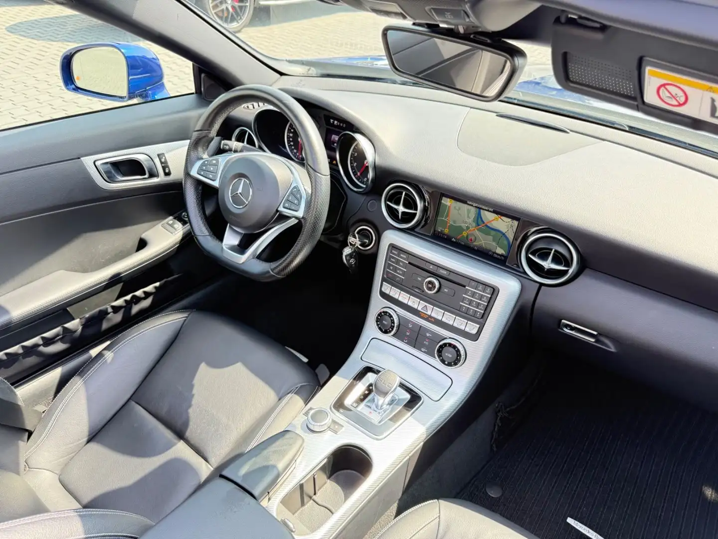Mercedes-Benz SLC 200 SLC200*Roadster*Sportpaket*Kamera*Airscraft*LED* Albastru - 2