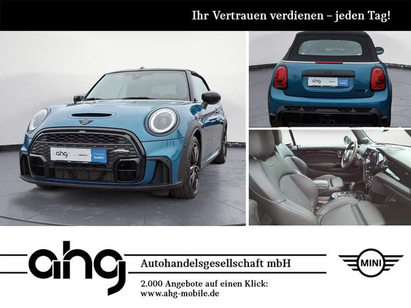 MINI Cooper S Cabrio JCW Trim ACC H&K Komfortzugang Blau - 1