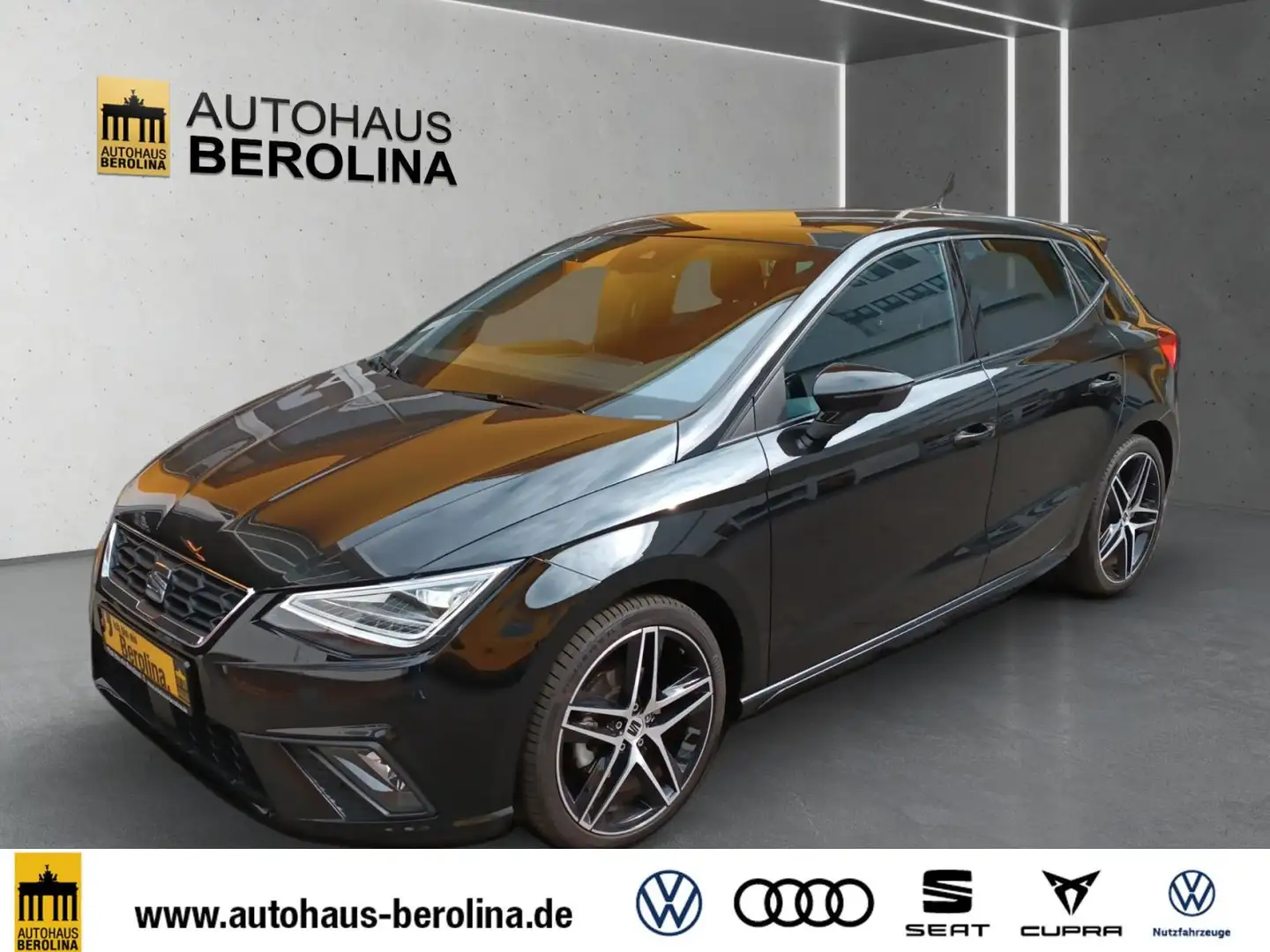 SEAT Ibiza 1.0 TSI FR BEATS DSG *PANO*GRA*NAV*SHZ* Schwarz - 2