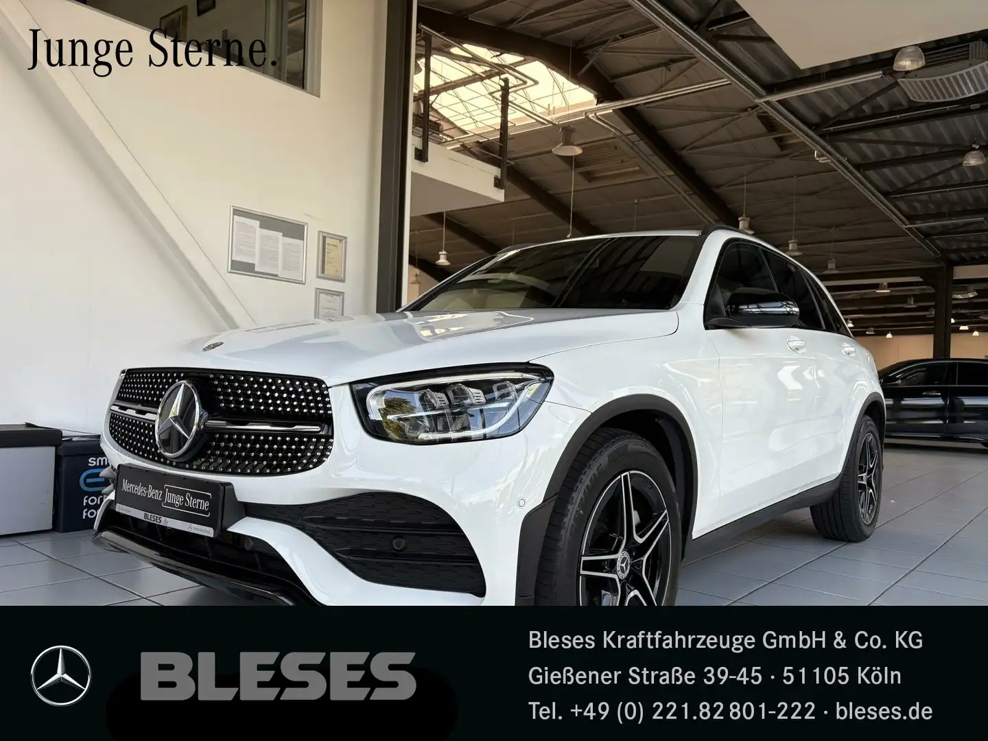 Mercedes-Benz GLC 200 GLC 200 4M AMG Night+MBUX+LED+AHK+Kamera+Spiegel-P Blanc - 1