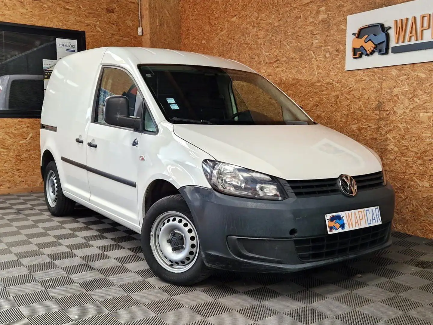 Volkswagen Caddy 1.6td Van euro5b Blanc - 2