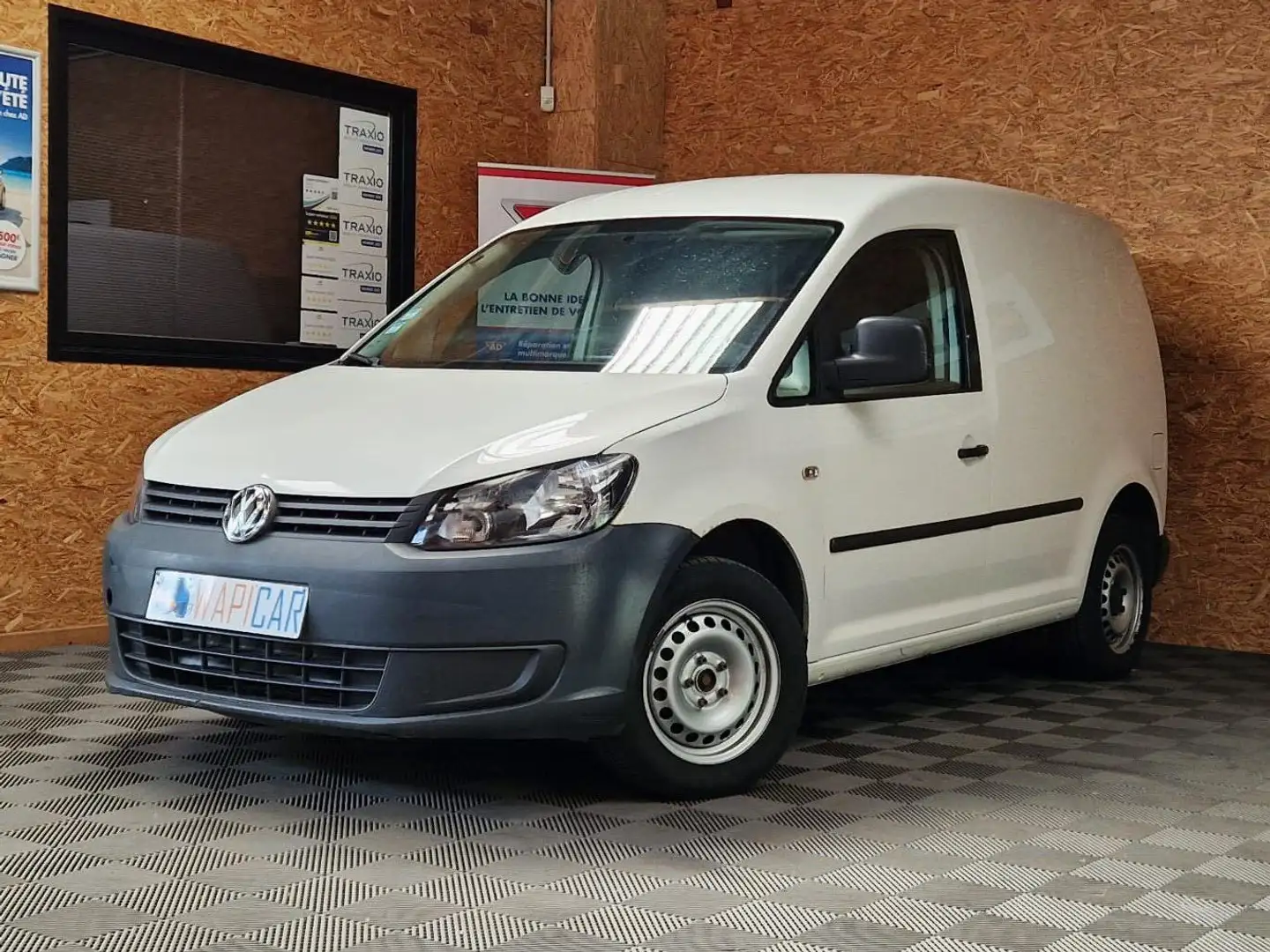 Volkswagen Caddy 1.6td Van euro5b Blanc - 1