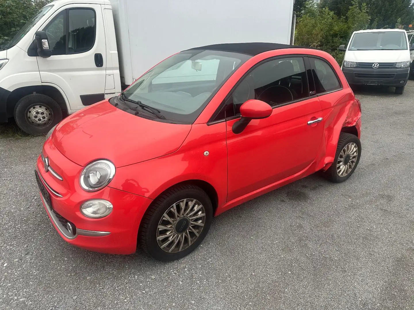 Fiat 500C Twin Air Turbo Lounge Rot - 1