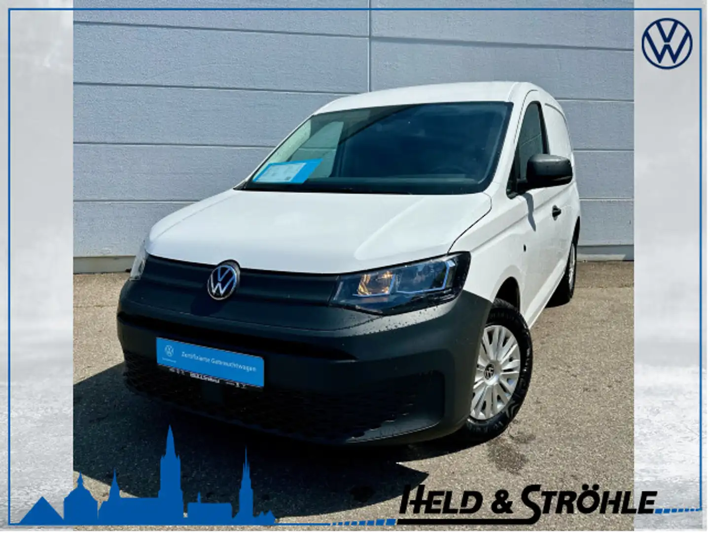 Volkswagen Caddy Cargo 2.0 TDI KLIMA FLÜGELTÜREN SHZ DAB+ Weiß - 1