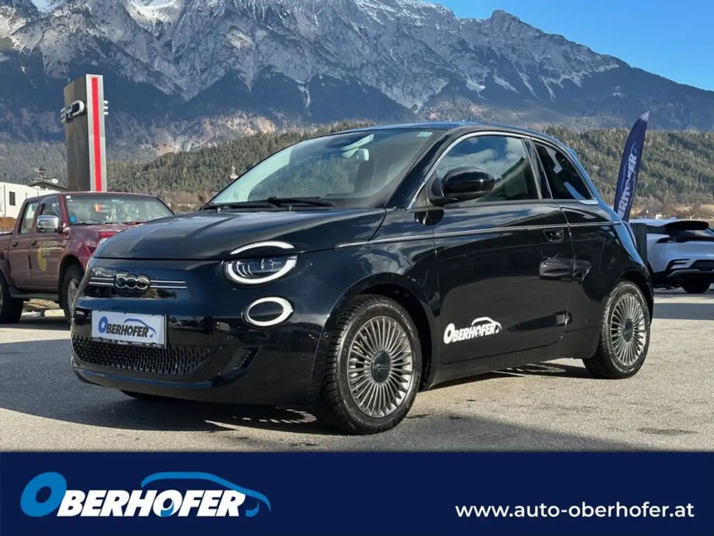 Fiat 500e 500 Elektro Hatchback La Prima by Bocelli 42kWh Schwarz - 1