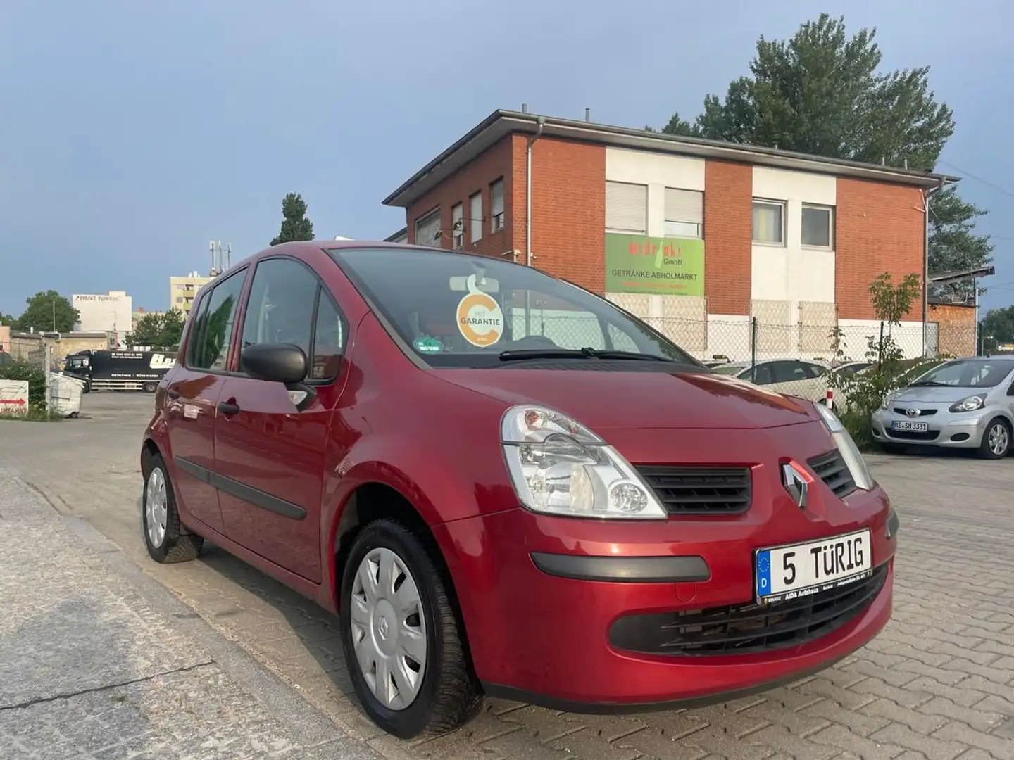 Renault Modus Authentique,1,2L,Klima,Tüv/Neu,Allwetterreifen Rojo - 1