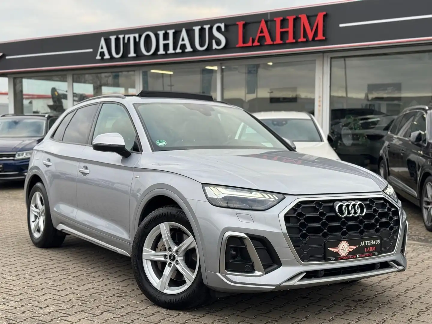 Audi Q5 35TDI S-TRONIC"S-LINE-PLUS"PANO*AHK*AMBIENTE* Silber - 1