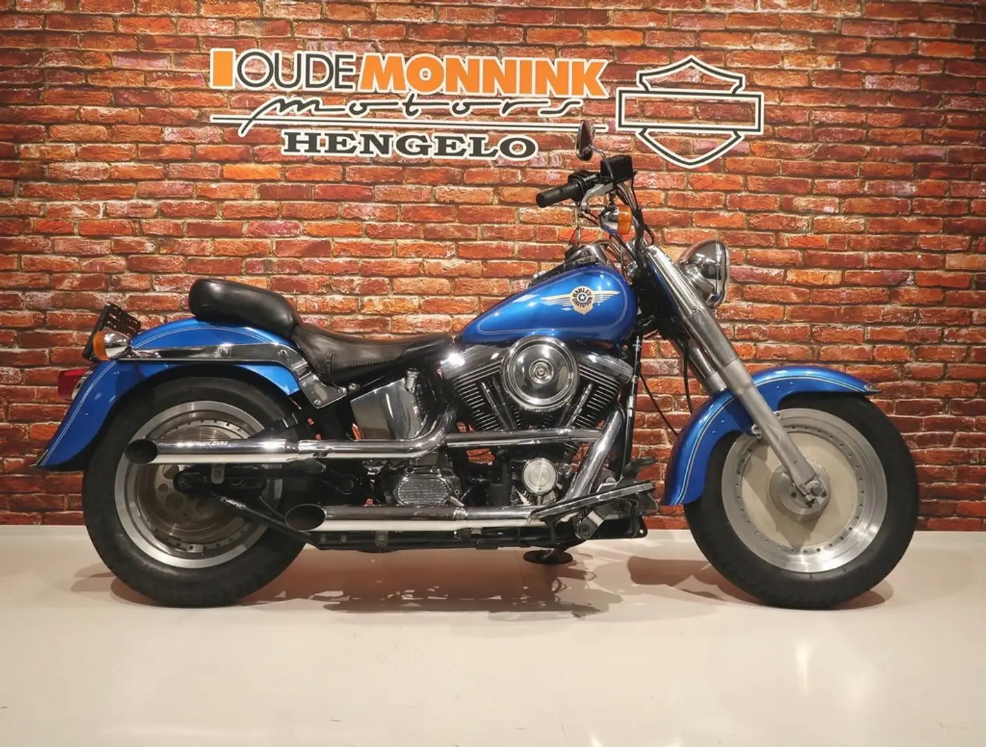 Harley-Davidson Fat Boy FLSTF 1340 Blauw - 1