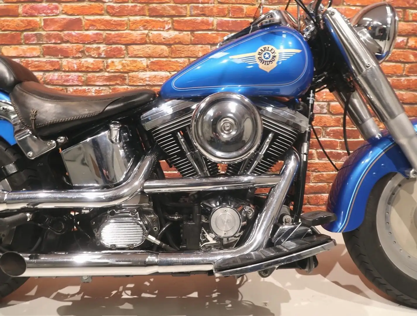 Harley-Davidson Fat Boy FLSTF 1340 Blauw - 2