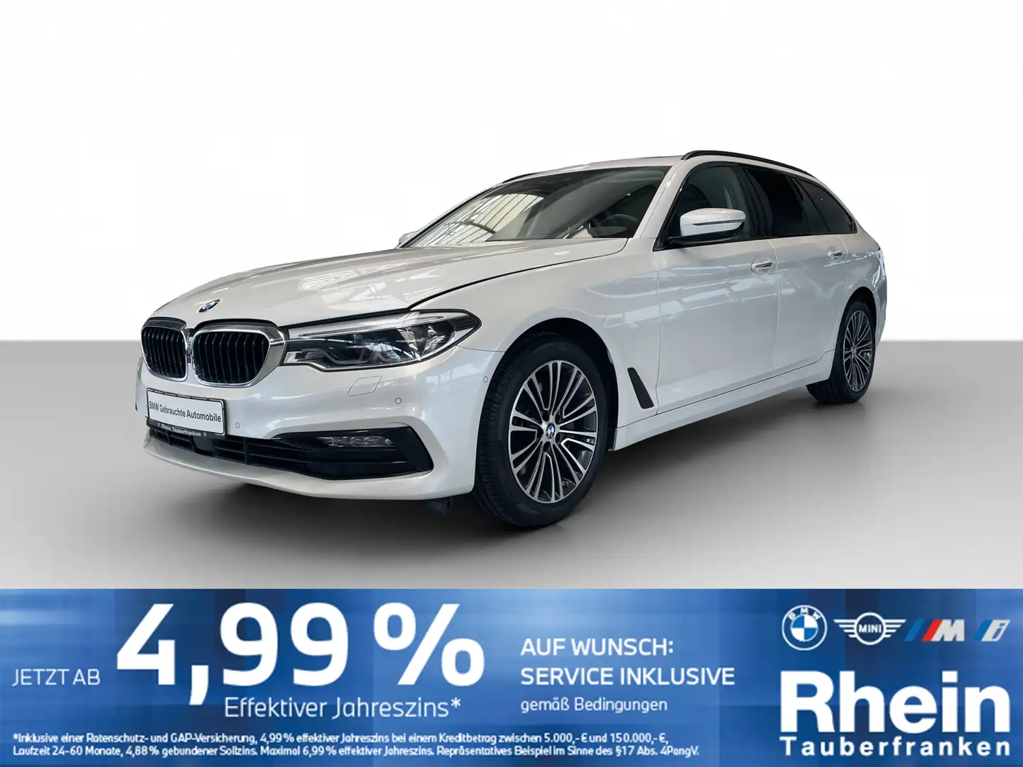 BMW 540 d xDrive Tour. HUD*Pano*AHK*Standheiz.*Harman Weiß - 1