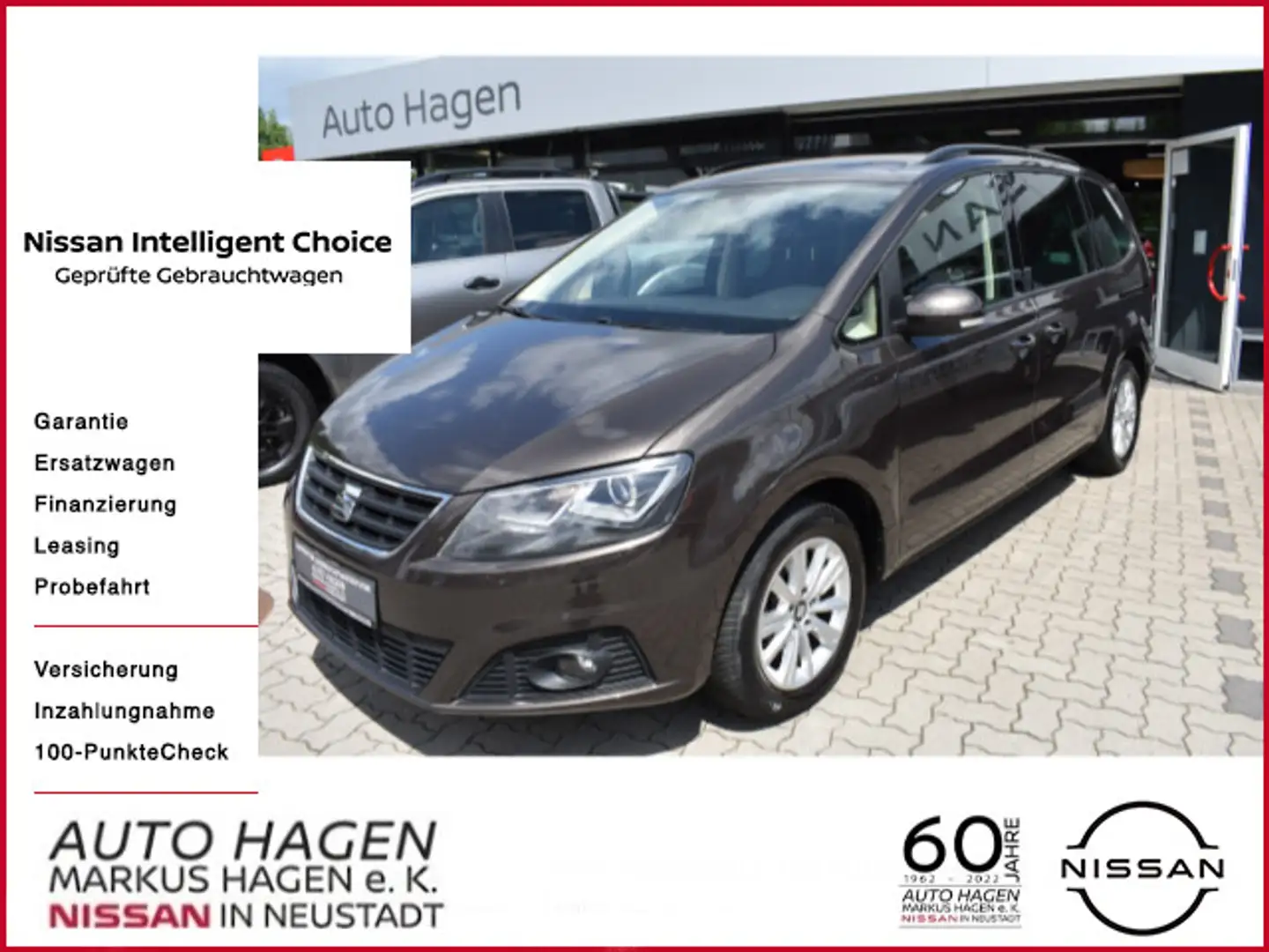 SEAT Alhambra 1.4 TSI Style Start&Stop 7-Sitzer |16" Braun - 1