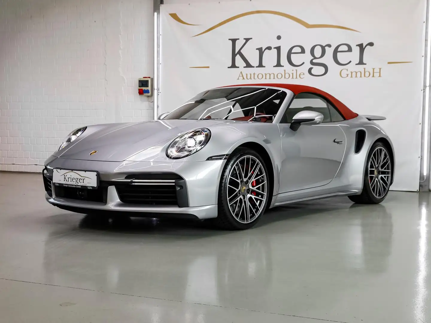 Porsche 992 Turbo Cabriolet*PDLS+*18-SITZ*360°*BURMESTER Silber - 2