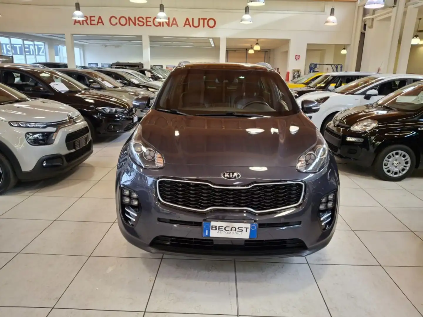 Kia Sportage 1.7 CRDI 141CV DCT7 2WD GT Line UNICO PROPRIETARIO Grigio - 2