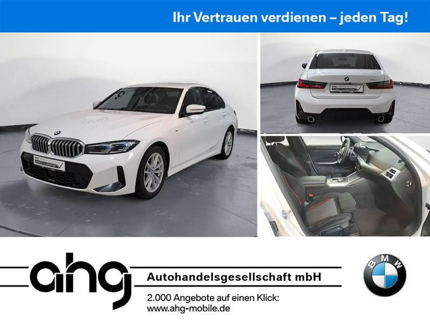 BMW 320 i Automatik M Sportpaket AHK Aktive Geschwind Blanc - 1