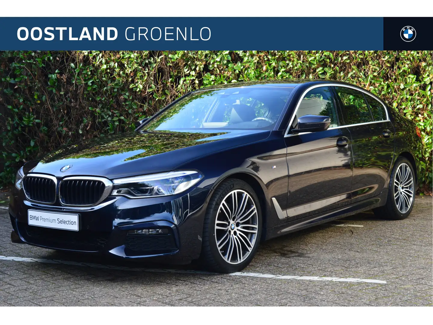 BMW 520 5 Serie 520i High Executive M Sport Automaat / Sch Zwart - 1