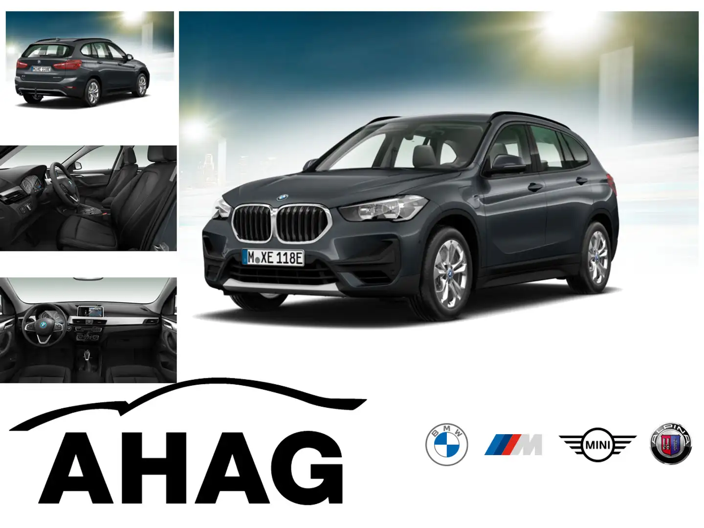 BMW X1 xDrive25e Advantage Steptronic Aut. Klimaaut. Gris - 1