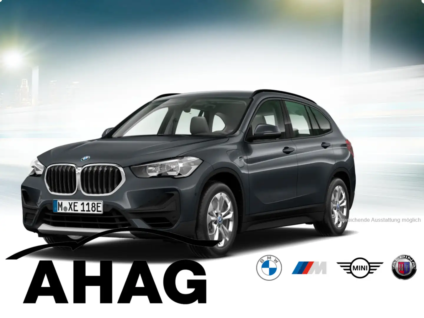 BMW X1 xDrive25e Advantage Steptronic Aut. Klimaaut. Gris - 2