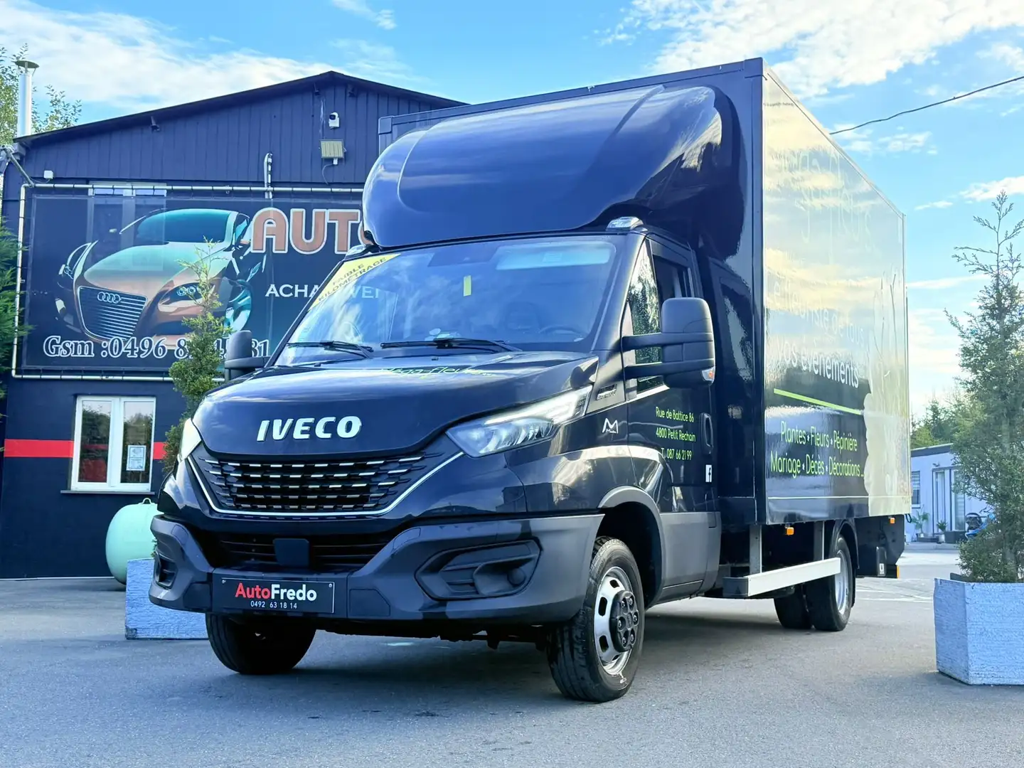 Iveco Daily 50c18  prix htva * permis c * * alu van * lift * Schwarz - 2