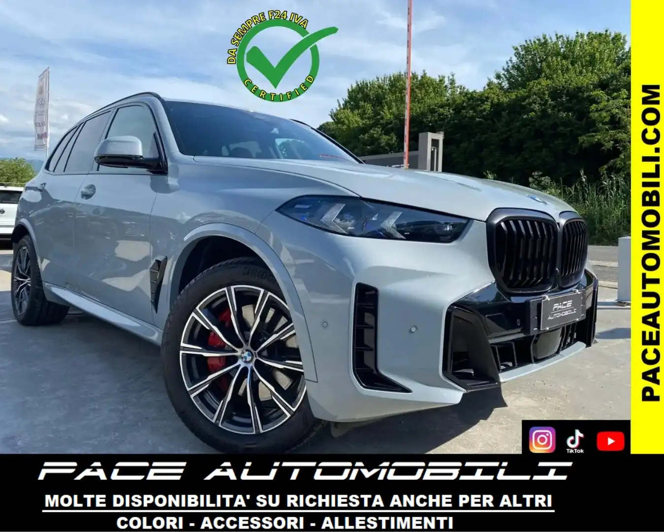 BMW X5 30D M SPORT MSPORT M-SPORT PRO TETTO PDC KAMERA Grigio - 1