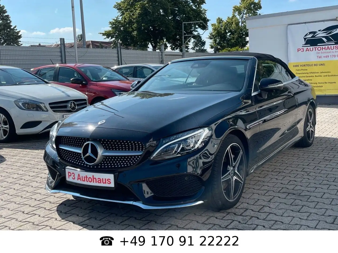 Mercedes-Benz C 200 C -Klasse Cabrio C 200*12m Garantie*HU Noir - 2