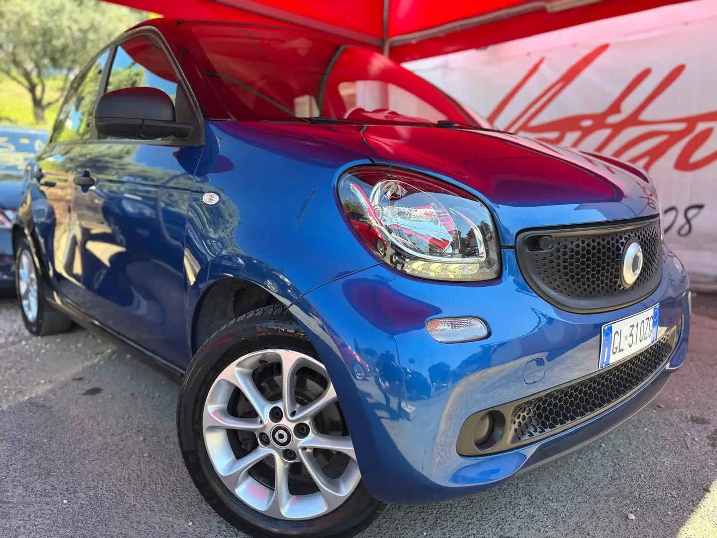 smart forFour 1.0 cc 71cv TETTO BLUETOOTH CRUISE CLIMA AUTO Bleu - 1