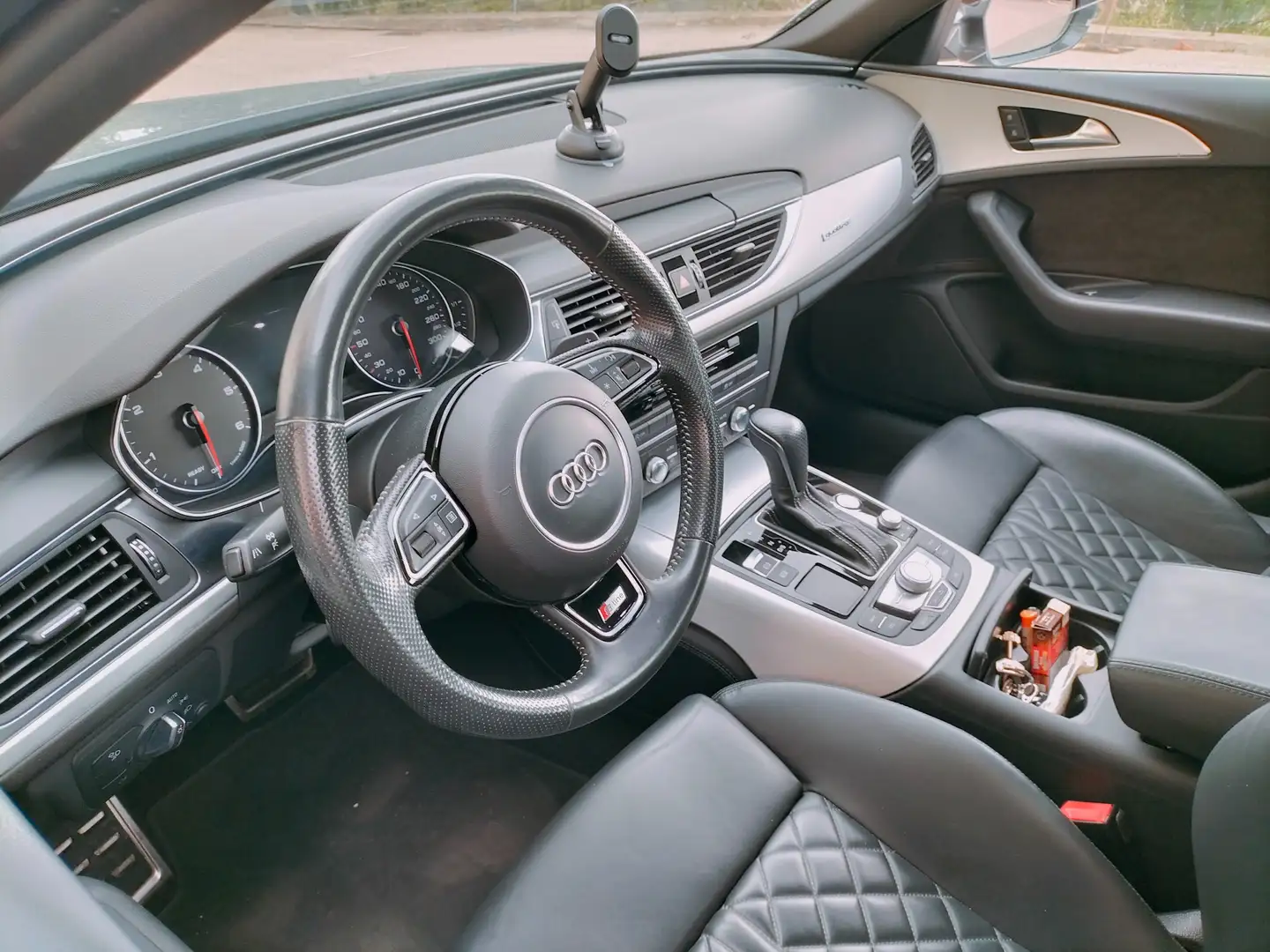 Audi A6 A6 IV 2015 Avant  quattro 190cv s-tronic Grigio - 2