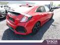 Honda Civic 1.0 VTEC TURBO 129 Elegance GPS ACC Rouge - thumbnail 3
