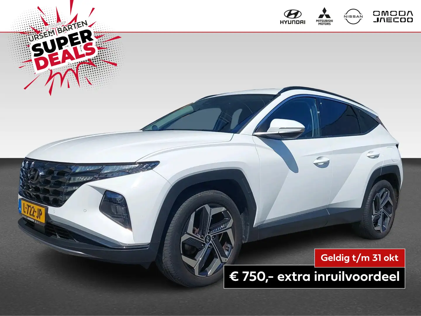 Hyundai TUCSON 1.6 T-GDI PHEV Comfort 4WD Automaat | Trekhaak Wit - 1