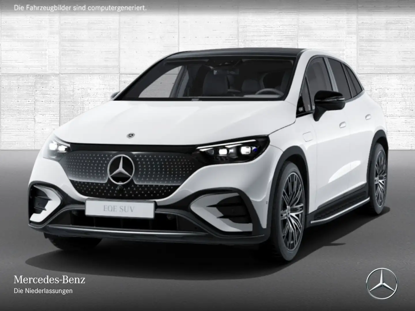 Mercedes-Benz EQE SUV EQE 350 4M AMG+NIGHT+PANO+360+AHK+BURMESTER Alb - 2