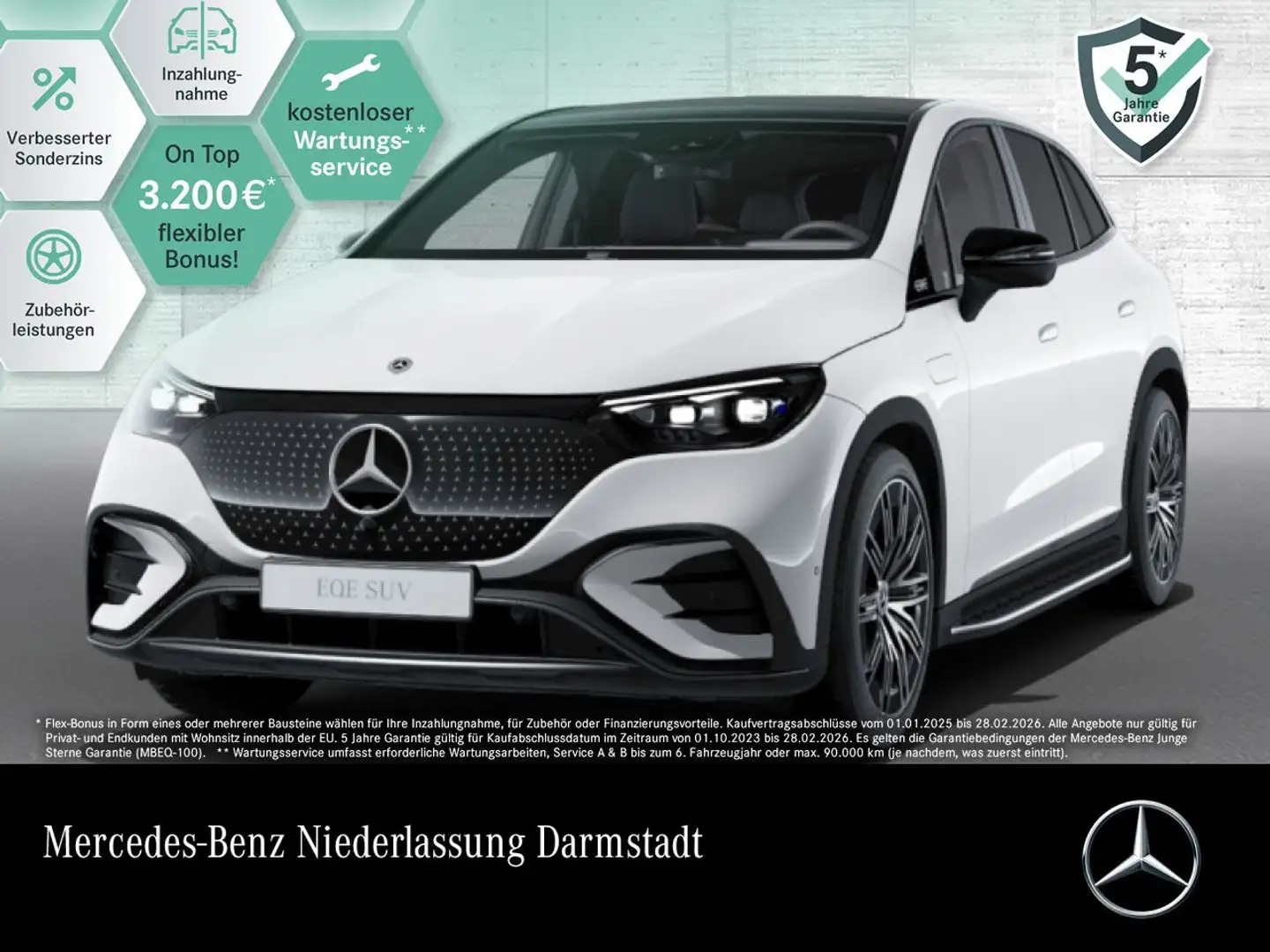 Mercedes-Benz EQE SUV EQE 350 4M AMG+NIGHT+PANO+360+AHK+BURMESTER Alb - 1