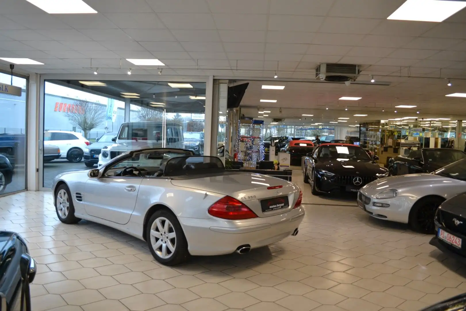 Mercedes-Benz SL 350 V6 Roadster Zilver - 1