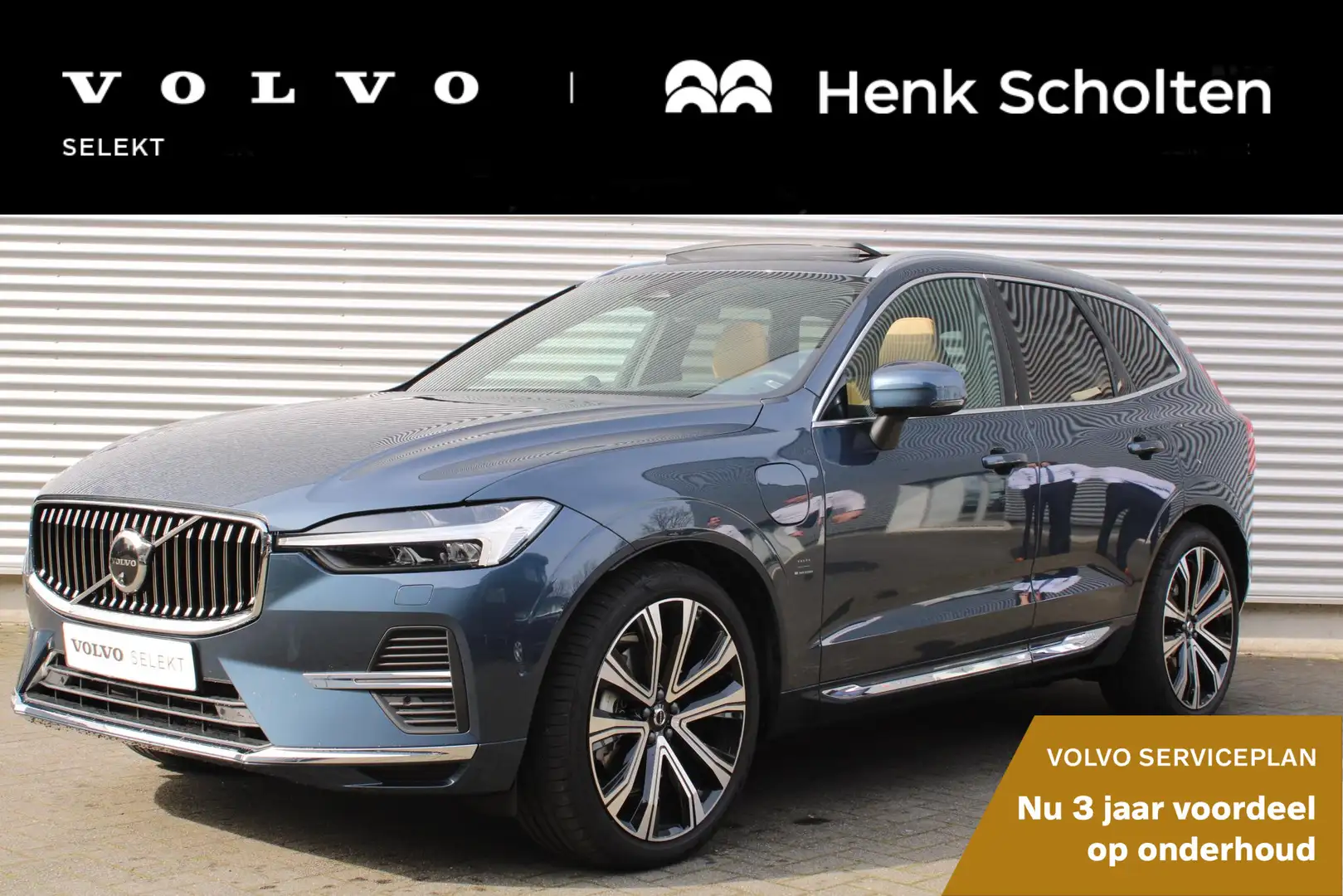 Volvo XC60 T8 AUT8 455PK Recharge AWD Ultimate | Luchtvering Blauw - 1