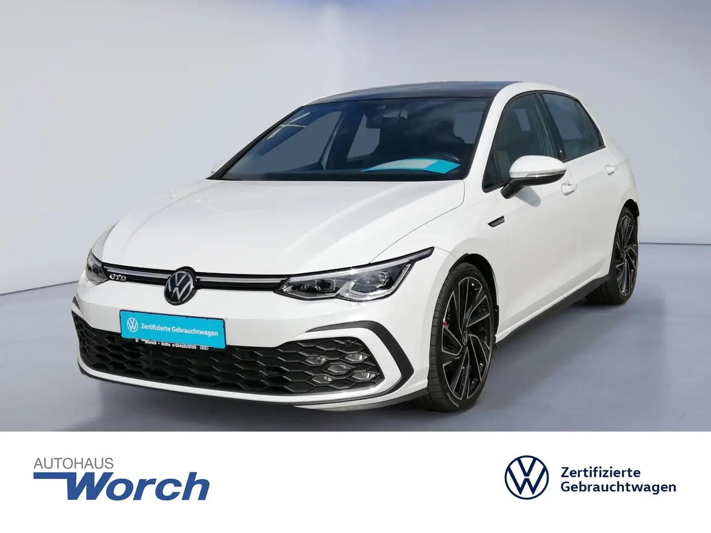 Volkswagen Golf VIII GTD DSG KAMERA+PANO+STHZ Weiß - 1