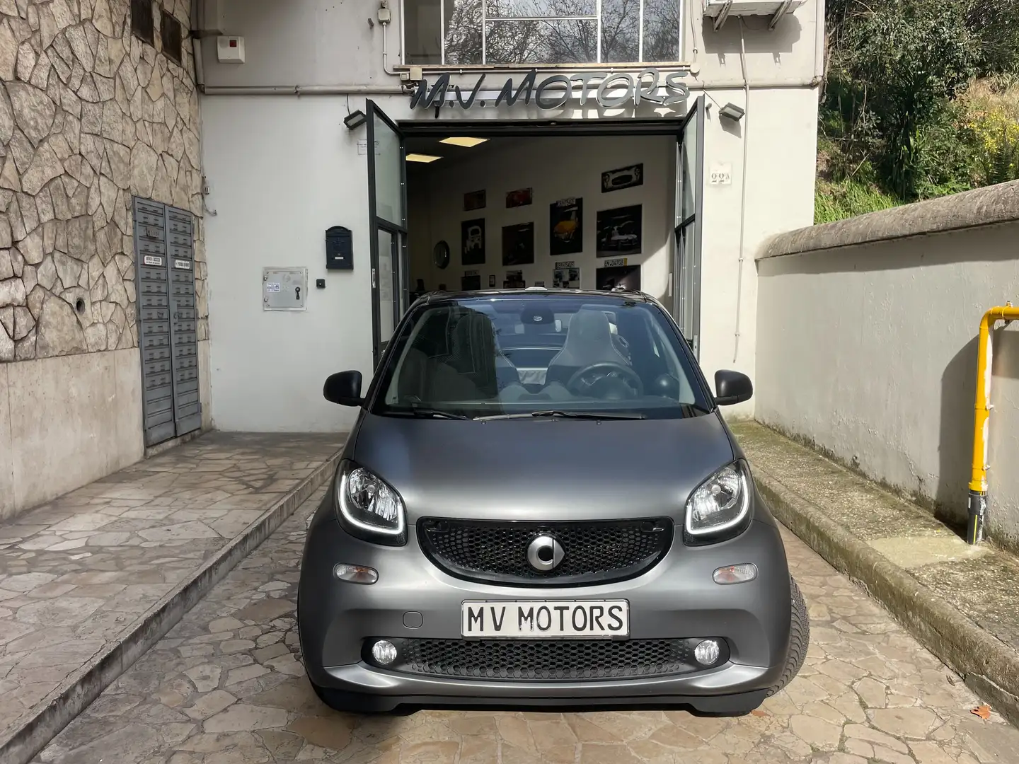 smart forTwo Cabrio 0.9 t Passion 90cv twinamic my18 Grigio - 2