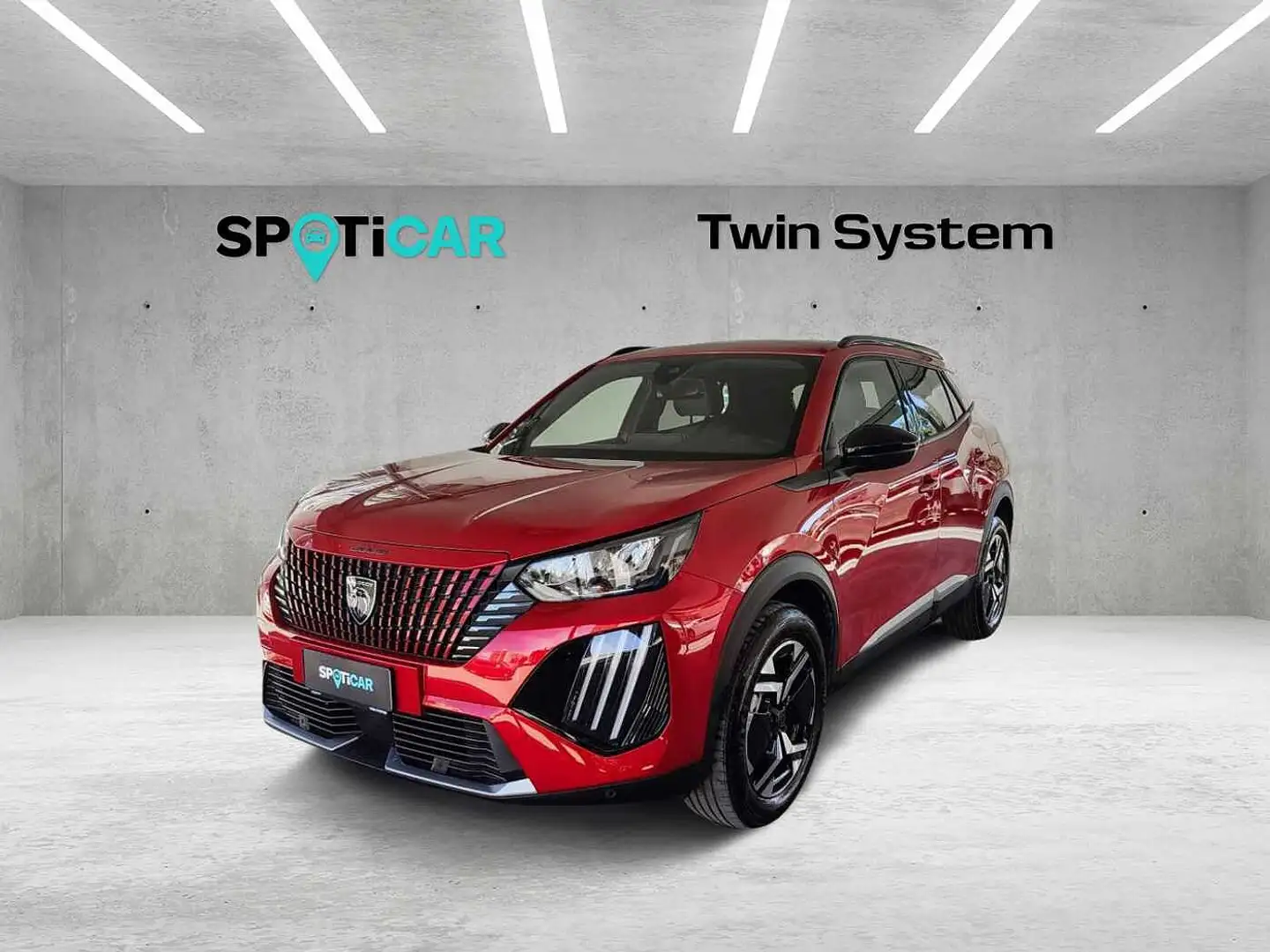 Peugeot 2008 2ª serie Hybrid 136 e-DCS6 Allure Rood - 1