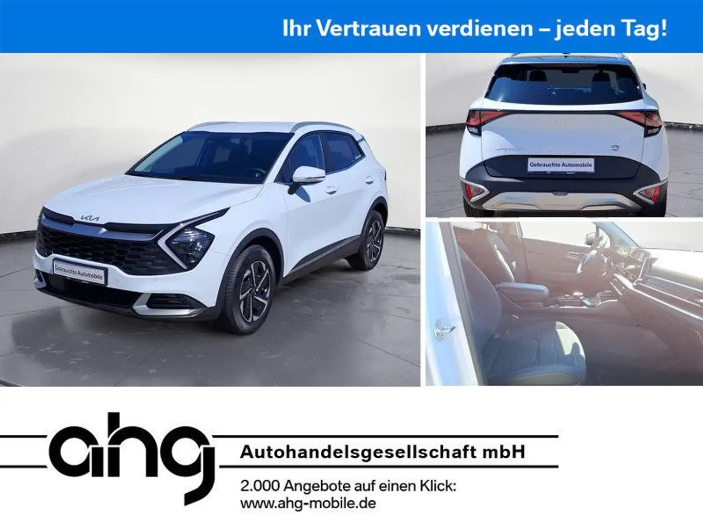 Kia Sportage 1.6 T-GDI Hybrid Vision Auto Tempom.akt Weiß - 1