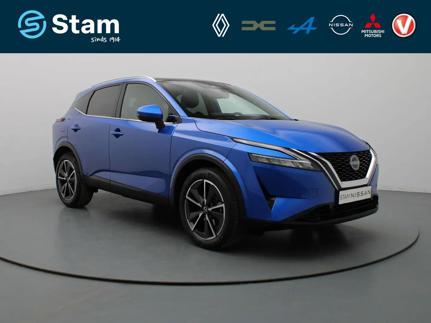 Nissan Qashqai 158pk MHEV Xtronic Tekna Automaat Head-Up | 360° C Blauw - 1
