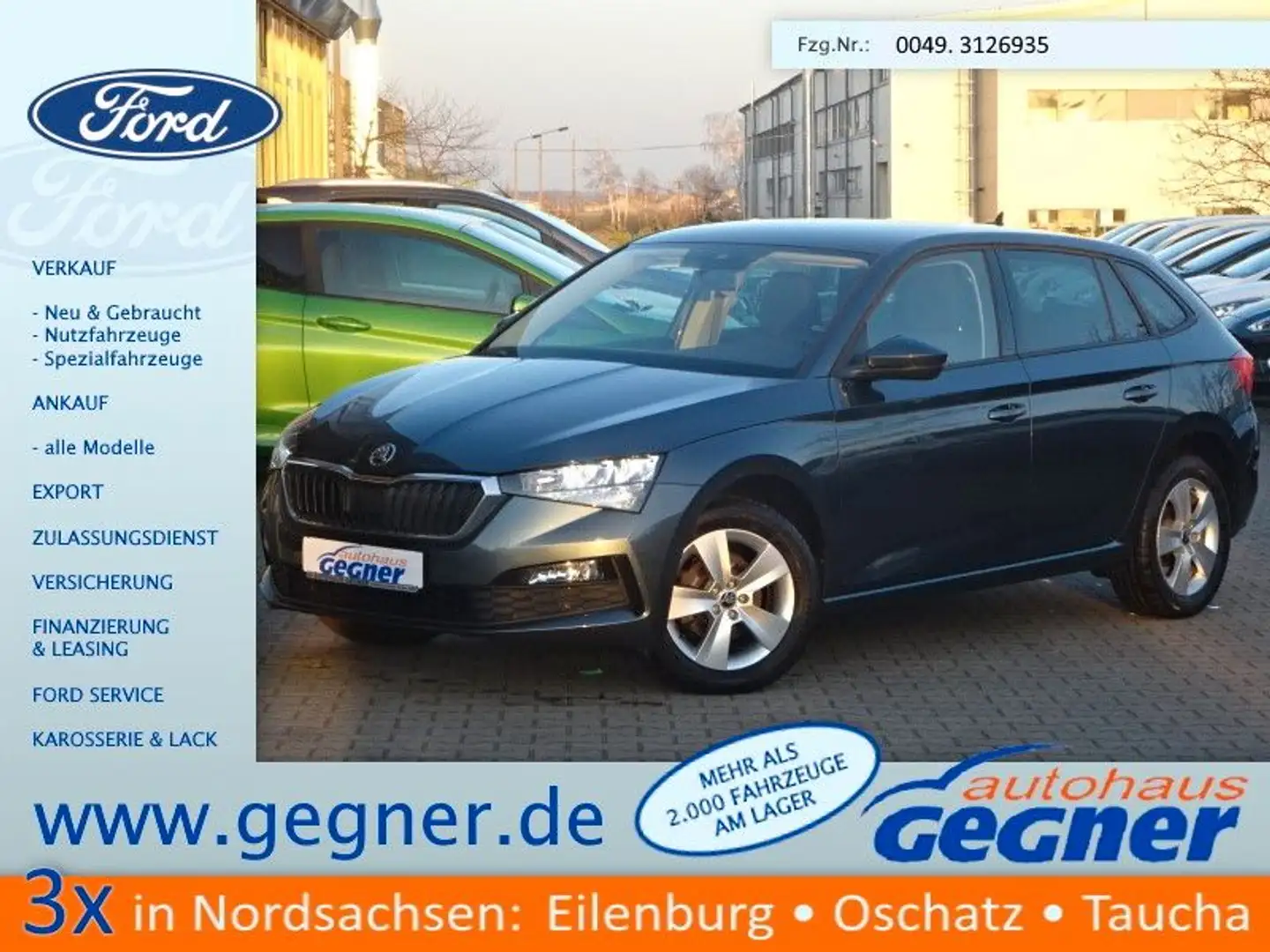 Skoda Scala 110PS Ambition LMF Smartlink SHZ Grau - 1