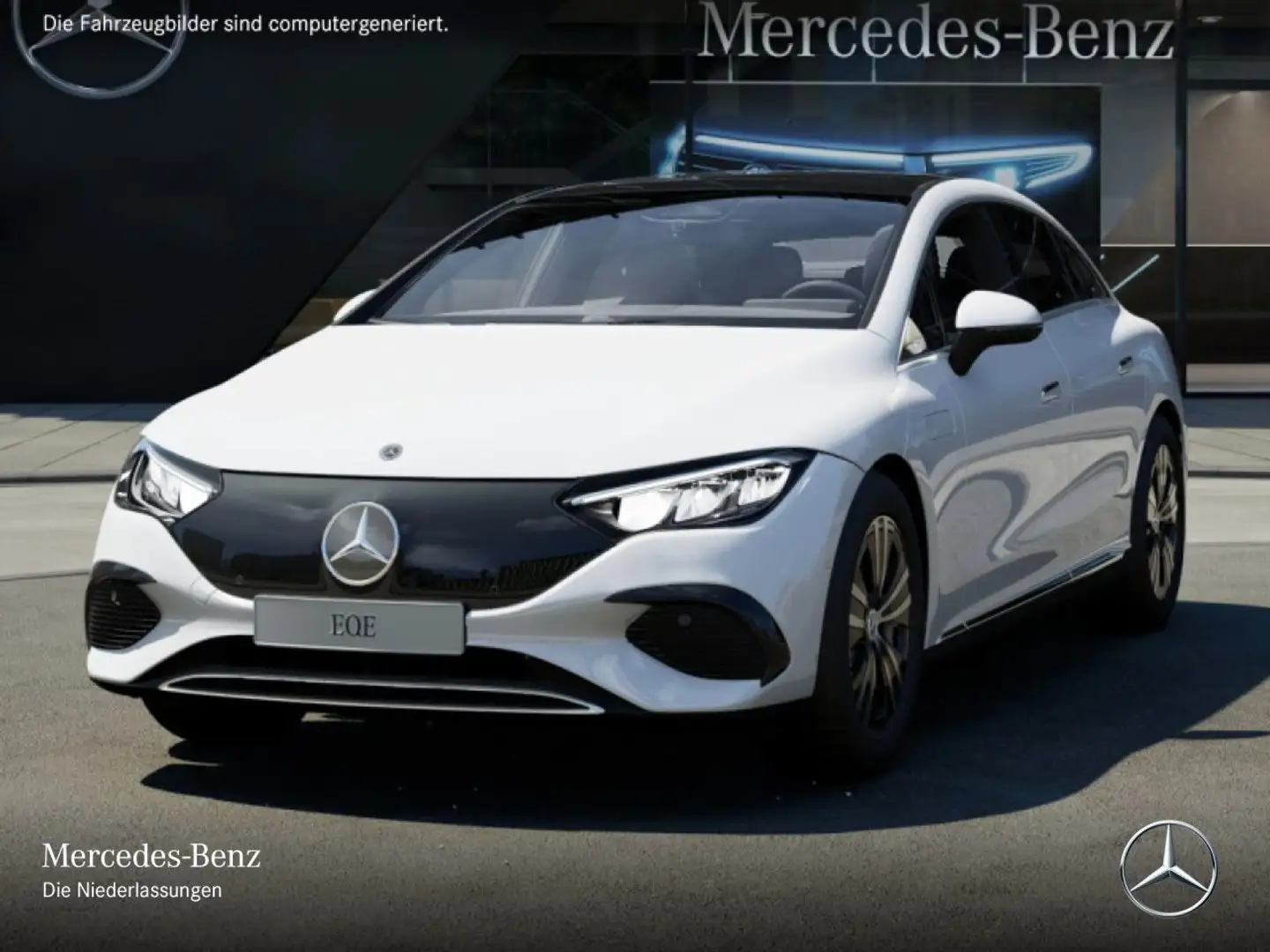 Mercedes-Benz EQE 300 Avantgarde WideScreen Pano Burmester LED Weiß - 2