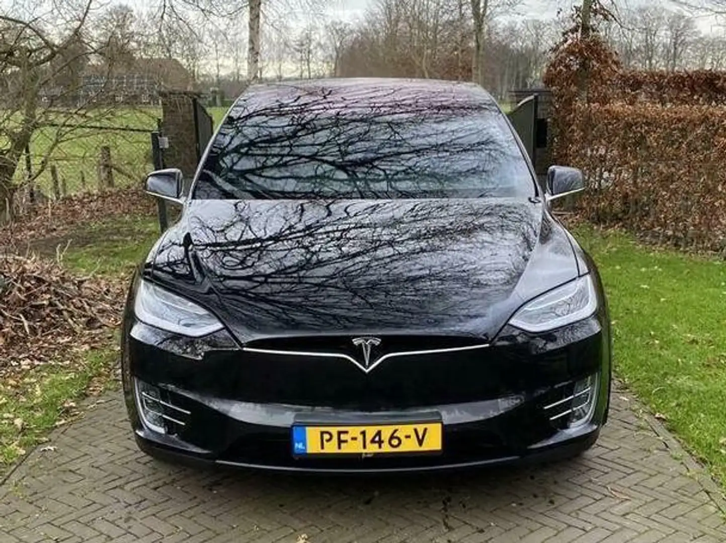 Tesla Model X Model X 90kWh D 4WD Чорний - 1