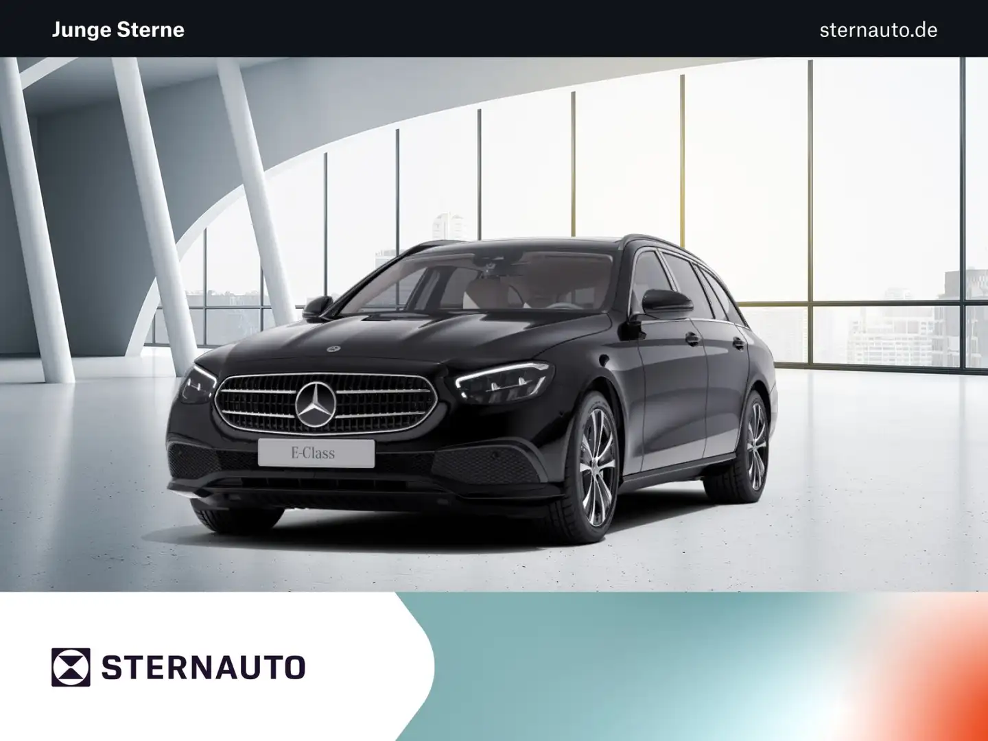 Mercedes-Benz E 300 E 300 de T AVANTGARDE Bur Pano RüKa AppleCarPlay Schwarz - 1