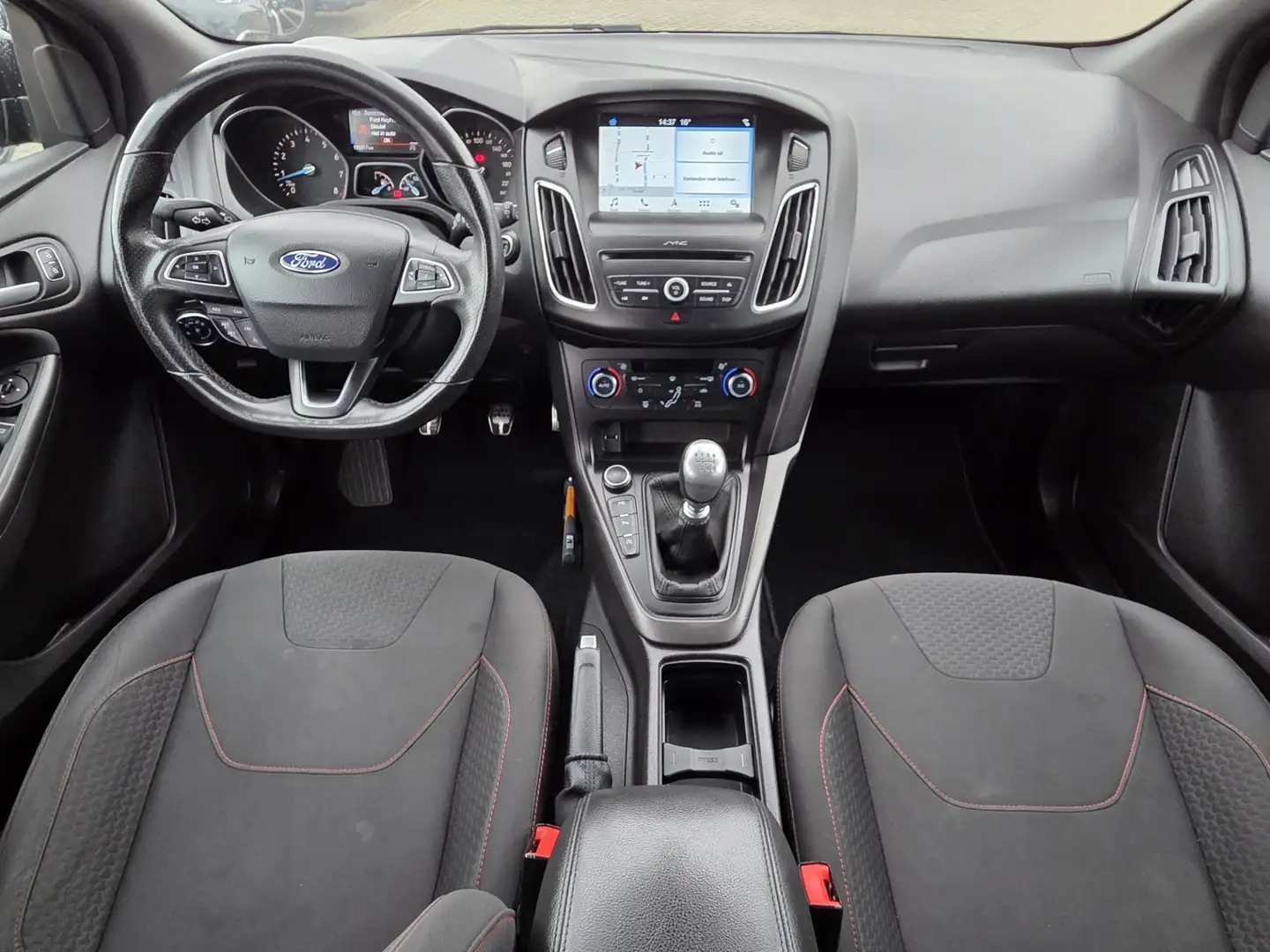 Ford Focus Wagon 1.0 ST-Line/EERST EIGENAR/NAVI/NAP/VOL OPTIE Negro - 2